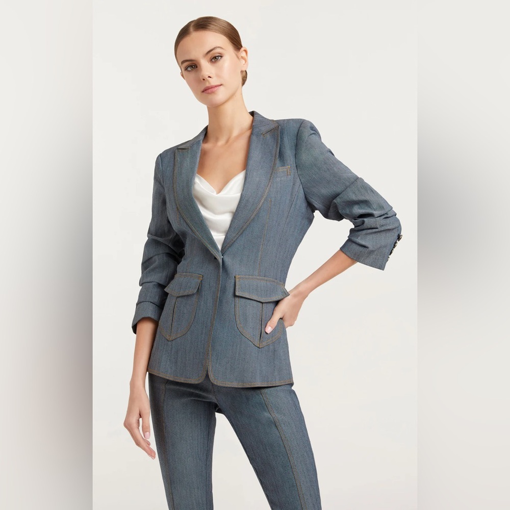 Cinq a Sept Suit Set: Louisa Blazer and Laurie Jeans - Picture 10 of 13